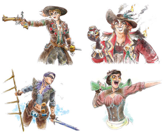 Sea of Thieves characters